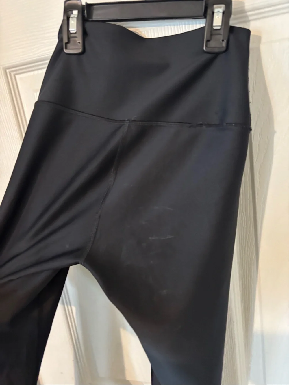 High-Waist Black Performance Leggings